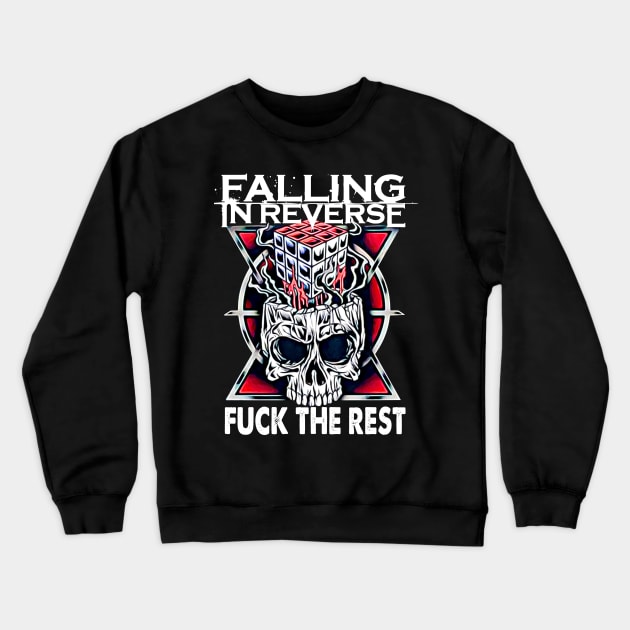 facemask falling in reverse the rest gift for fans and lovers Crewneck Sweatshirt by LolitaGad
